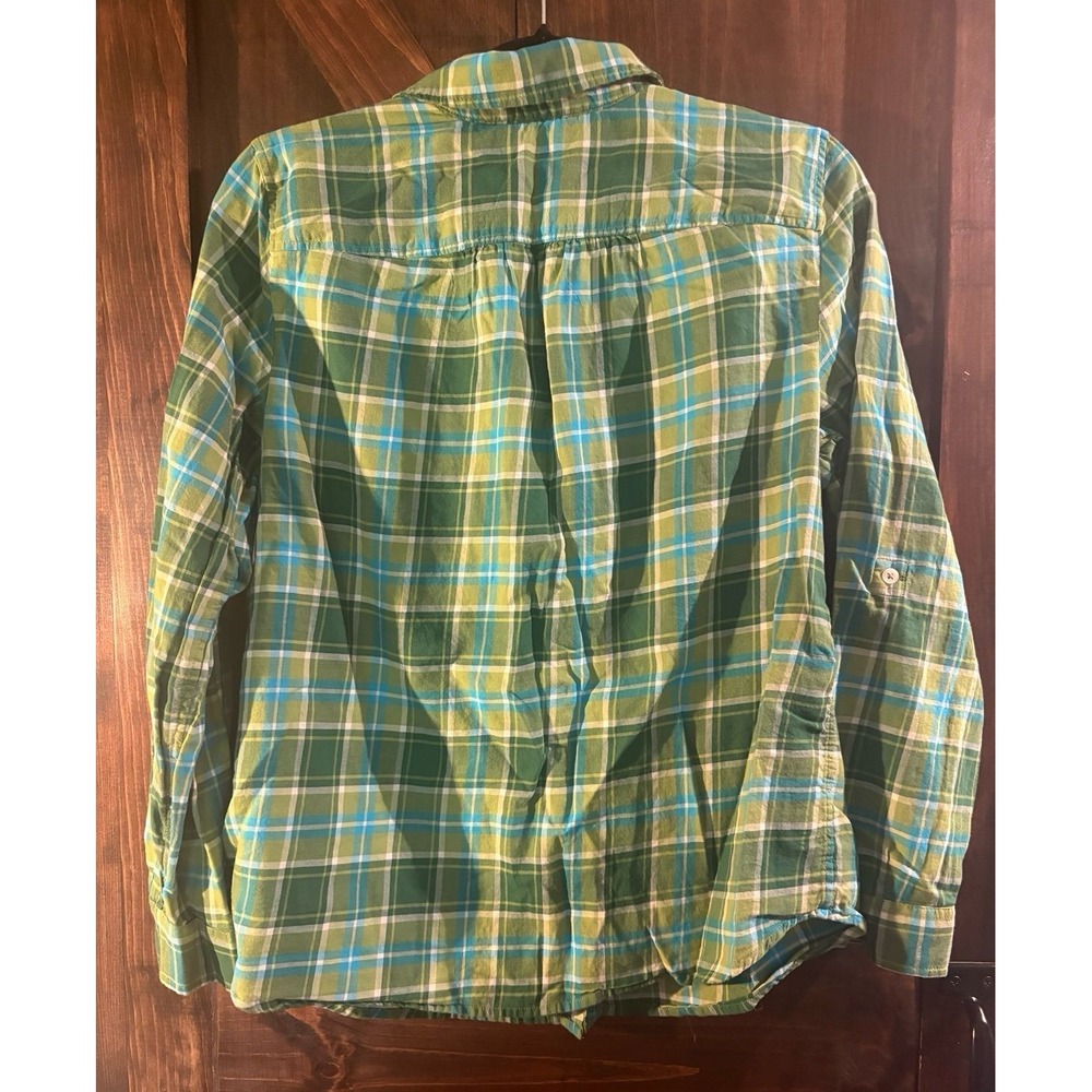 TALBOTS green plaid - Picture 4 of 4